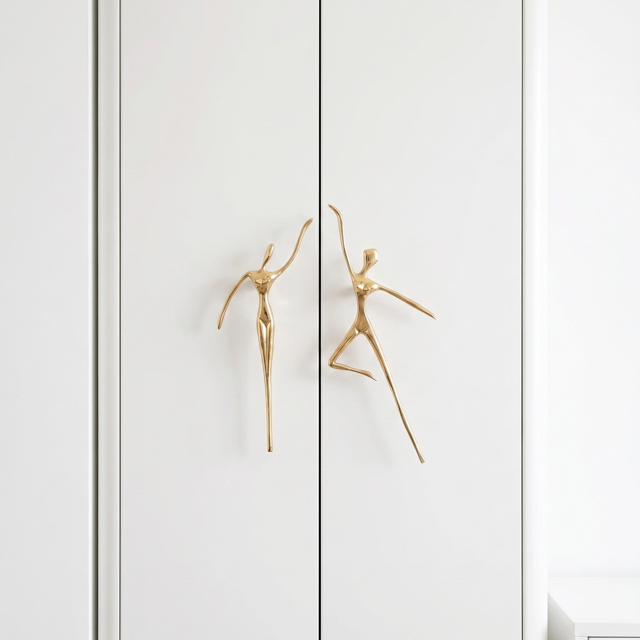 Minimalistische Kastgreep - Messing Zilver Roze - Scandinavisch Design Meubels | Sansoti