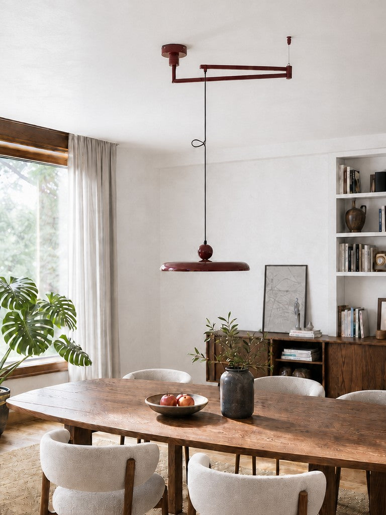 Verstelbare Hanglamp met Zwenkarm – Minimalistische Industriële Verlichting Metaal | Sansoti