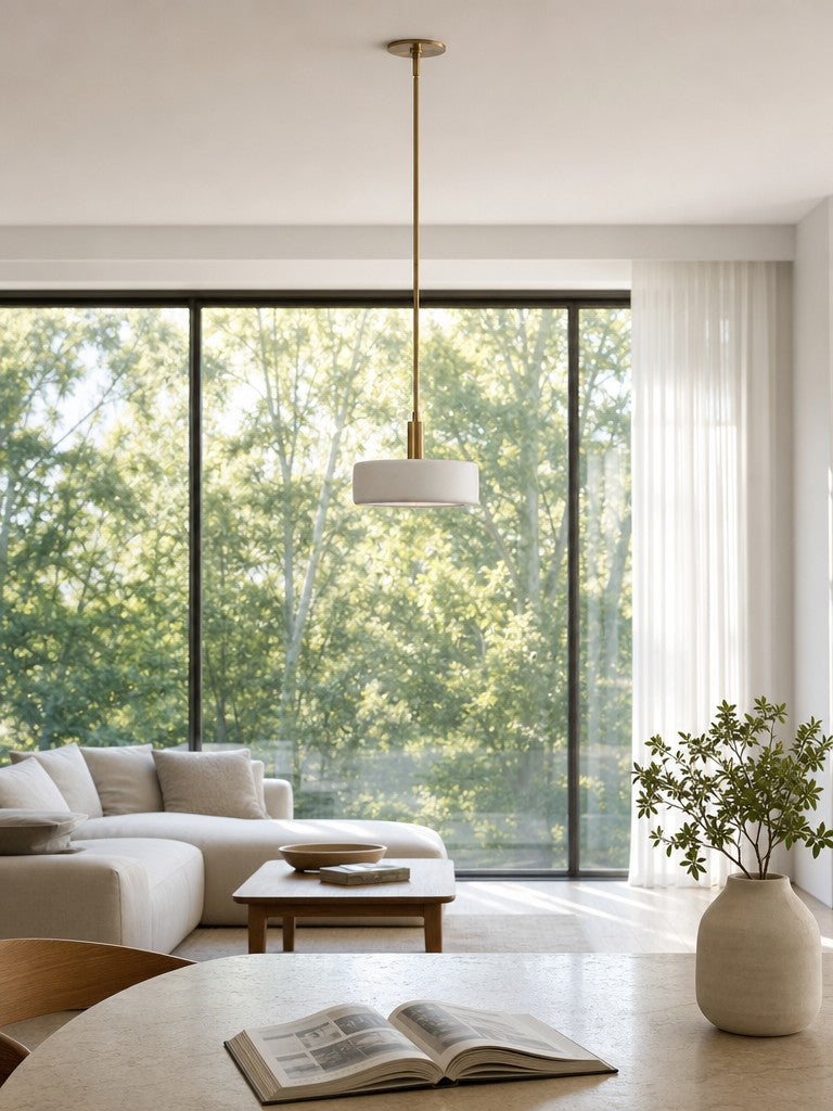 Porselein Hanglamp Minimalistisch Design Wit Groen Zwart Oranje Geel Eetkamer Keuken | Sansoti