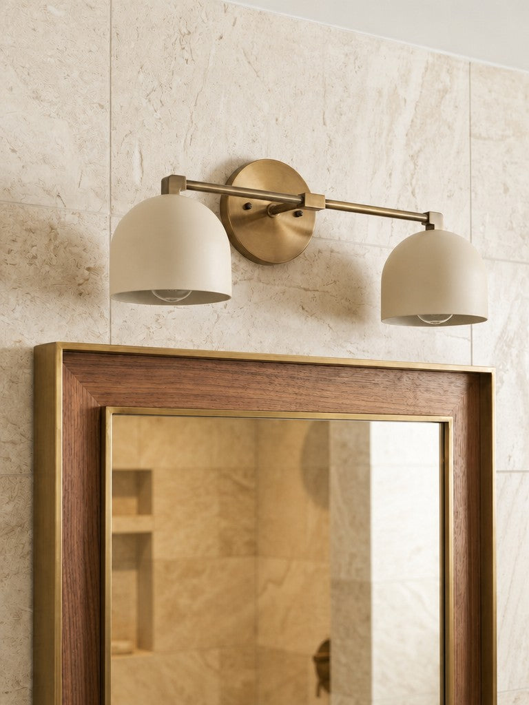 Wandlamp Koepelscherm Mid-Century Retro Design Badkamer Gang | Sansoti