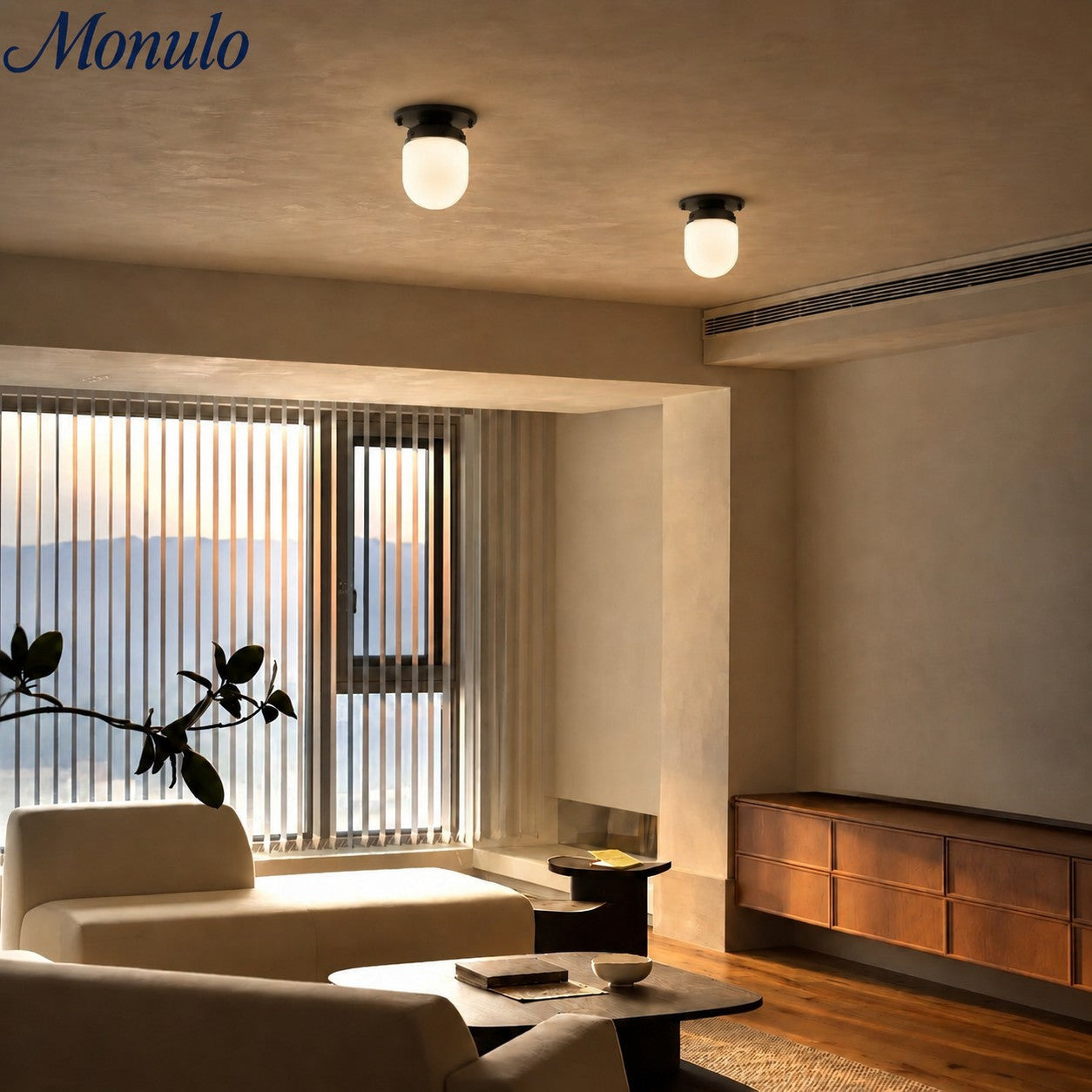 Opaal Glazen Wandlamp & Plafondlamp Dubbelfunctie Modern Design Messing | Sansoti