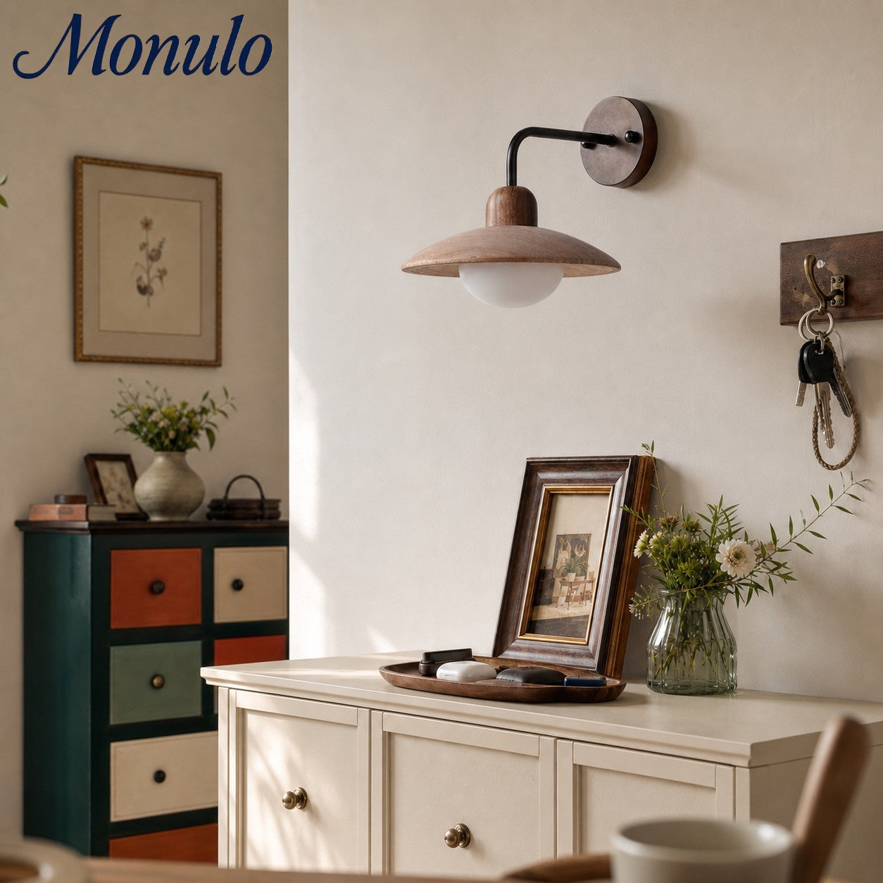 Travertijn Wandlamp Minimalistische Schijf Design Natuursteen Verlichting voor Woonkamer Slaapkamer Gang Moderne Interieur Wandverlichting met Warm Licht | Sansoti