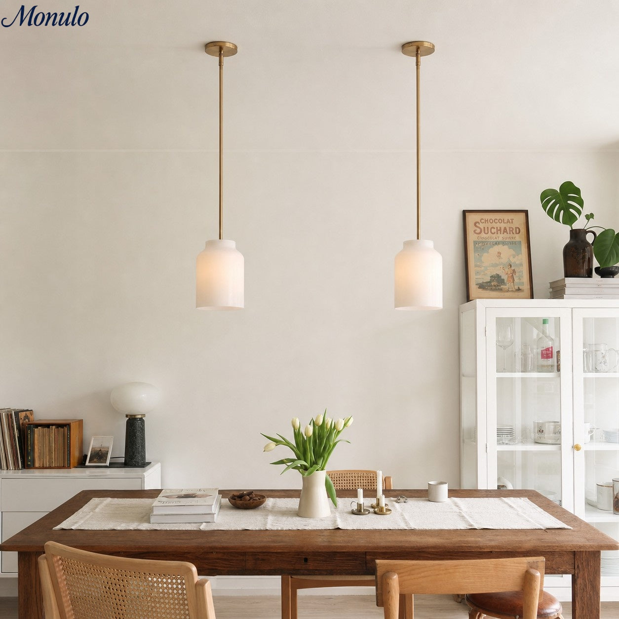 Scandinavische Hanglamp – Moderne Metalen Designlamp in Matte Afwerking – Stijlvolle Pendelverlichting voor Eetkamer Keuken Woonkamer | Sansoti