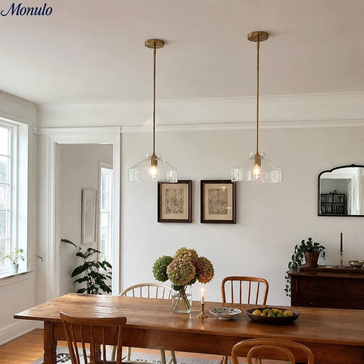 Scandinavische Hanglamp – Moderne Metalen Designlamp in Matte Afwerking – Stijlvolle Pendelverlichting voor Eetkamer Keuken Woonkamer | Sansoti