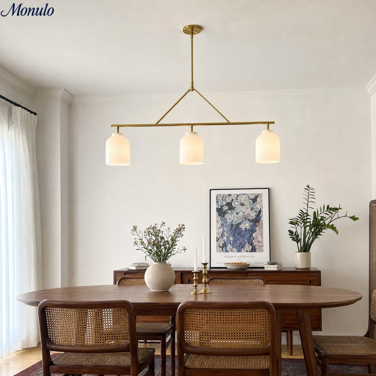 Scandinavische Hanglamp – Moderne Metalen Designlamp in Matte Afwerking – Stijlvolle Pendelverlichting voor Eetkamer Keuken Woonkamer | Sansoti