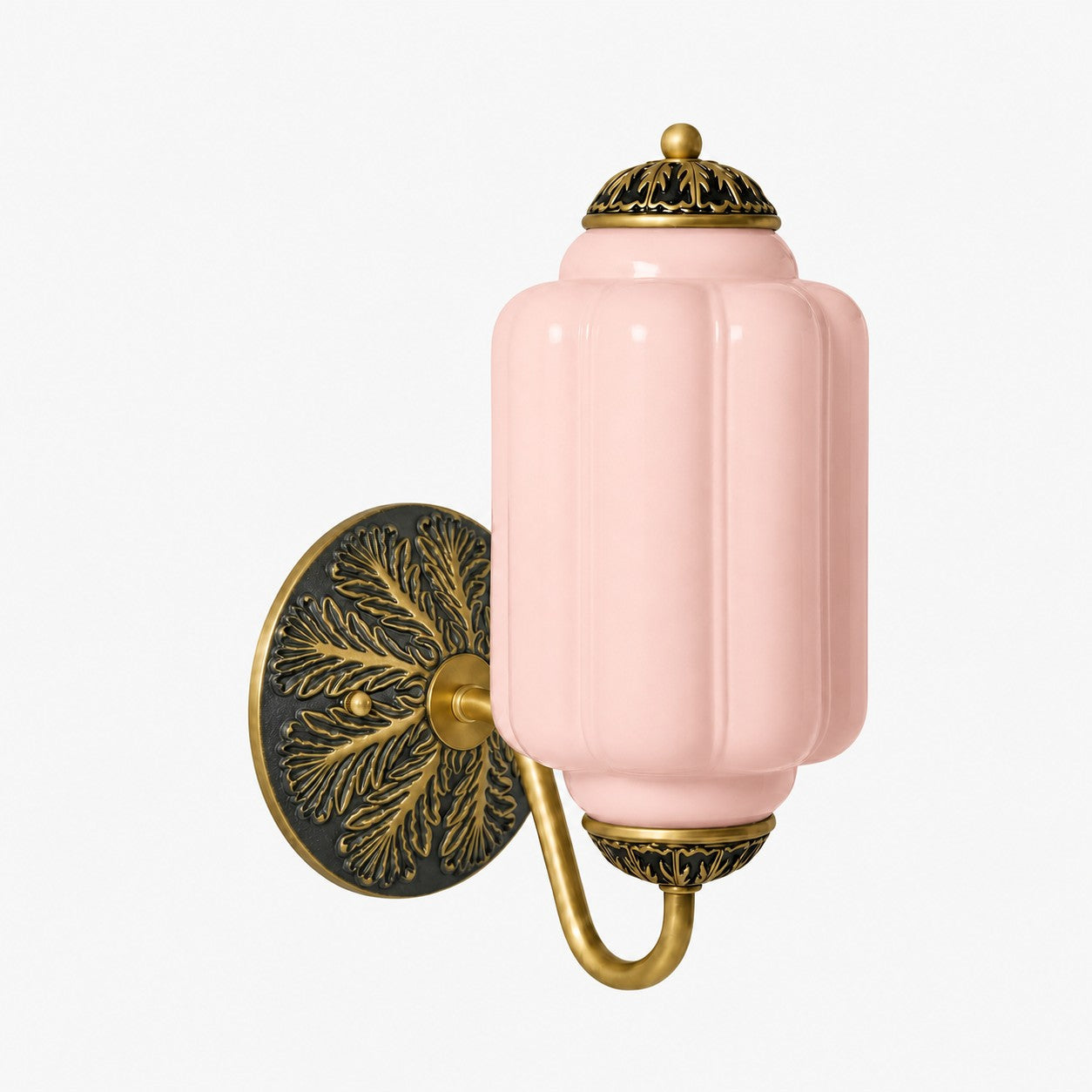 Melkglazen Wandlamp Eloise voor Hal en Slaapkamer | Vintage Wandverlichting met Melkwit Glas | Sansoti