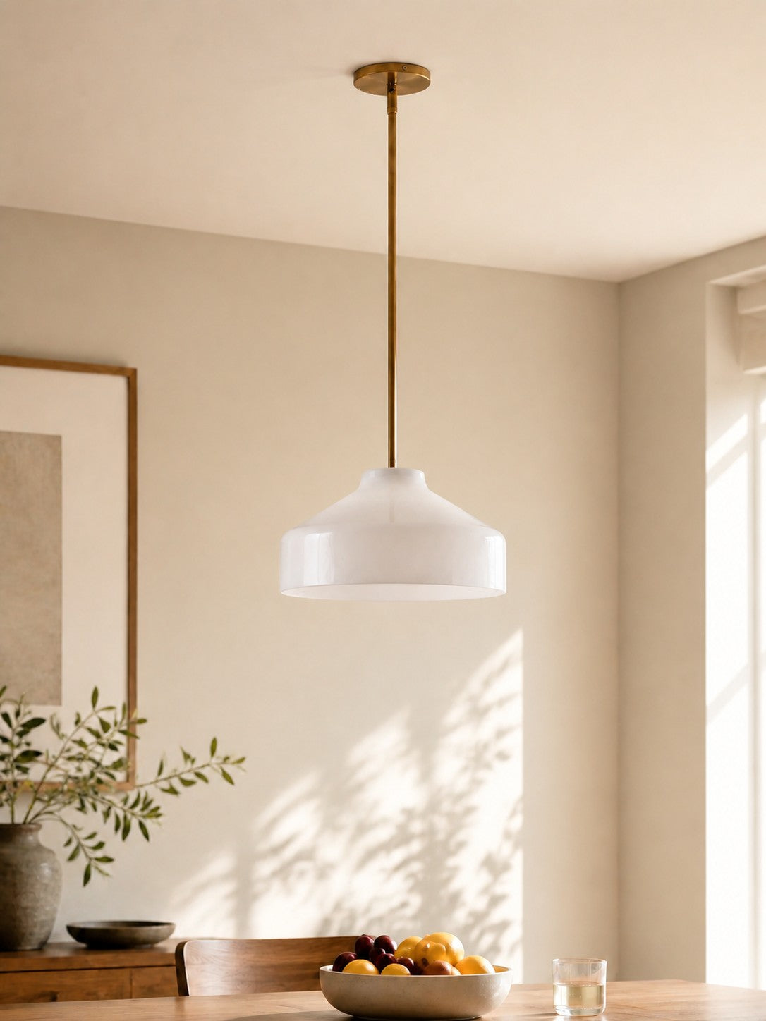 Scandinavische Hanglamp – Moderne Metalen Designlamp in Matte Afwerking – Stijlvolle Pendelverlichting voor Eetkamer Keuken Woonkamer | Sansoti