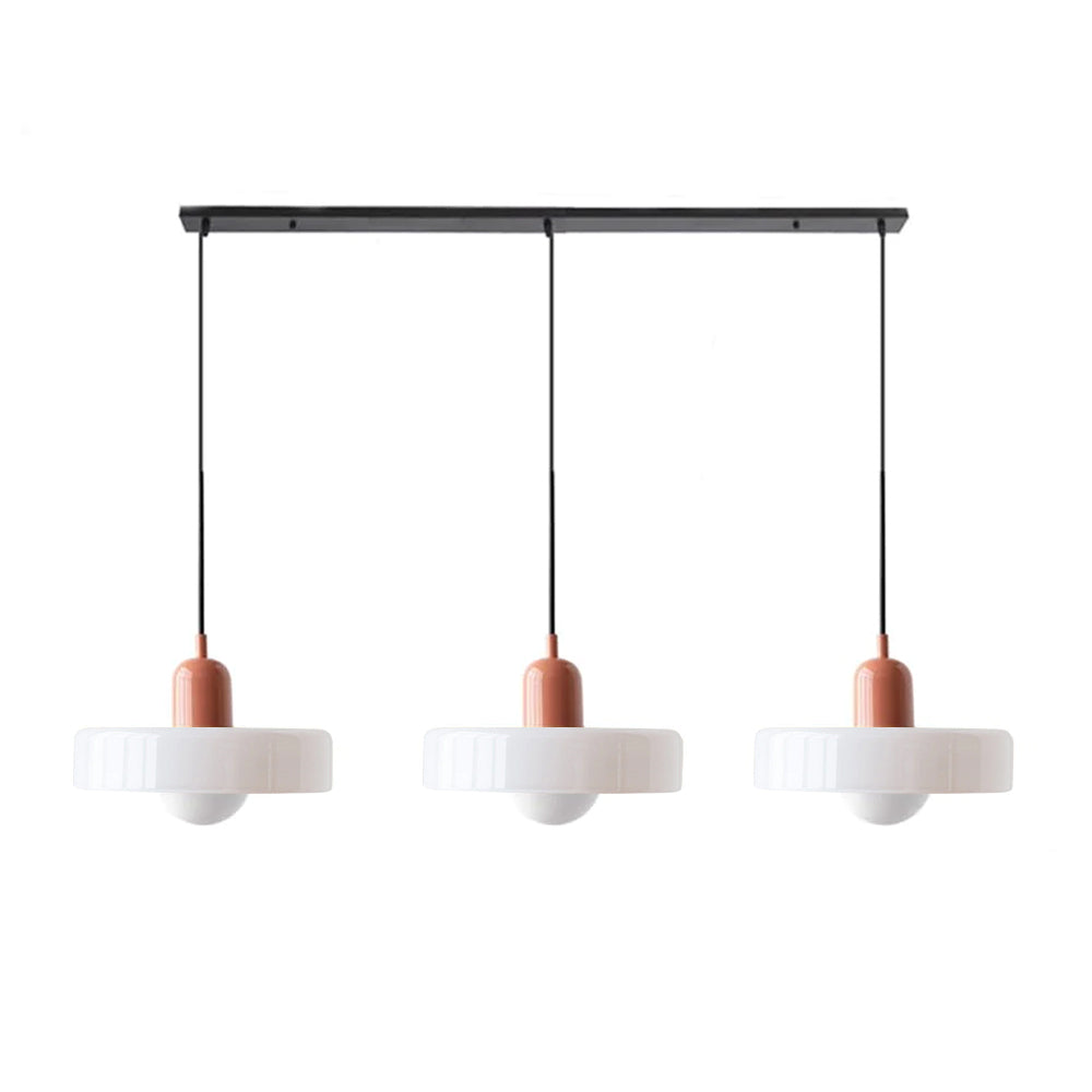 Luccon Triple Hanglamp Glas G9 Retro Kleuren Eettafel Woonkamer Design Verlichting Meerlamp | Sansoti