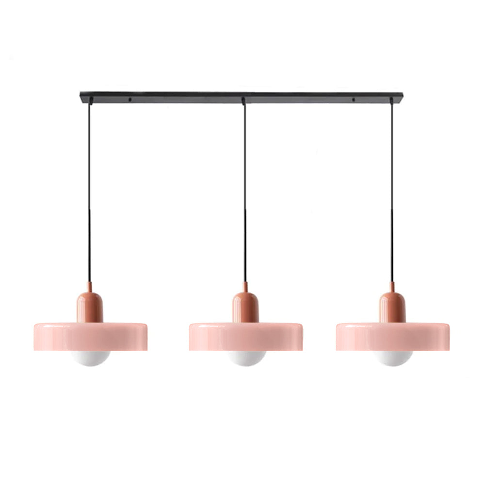 Luccon Triple Hanglamp Glas G9 Retro Kleuren Eettafel Woonkamer Design Verlichting Meerlamp | Sansoti