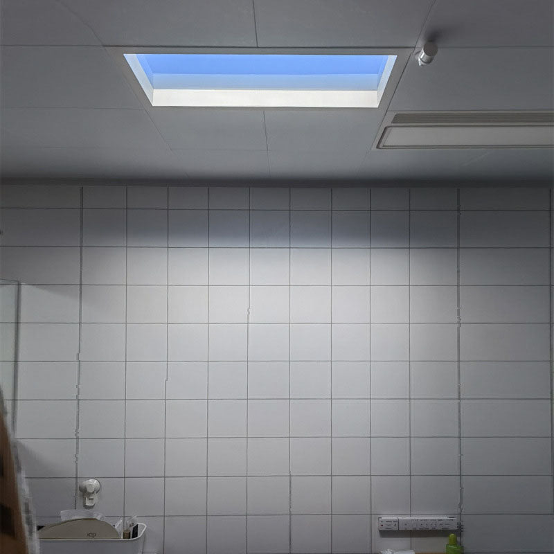 Daglichtlamp Plafond LED Ingebouwd Metaal 60x30cm Woonkamer Slaapkamer Hemelraam Daglicht Simulatie Smart Tuya Dimbaar | Sansoti