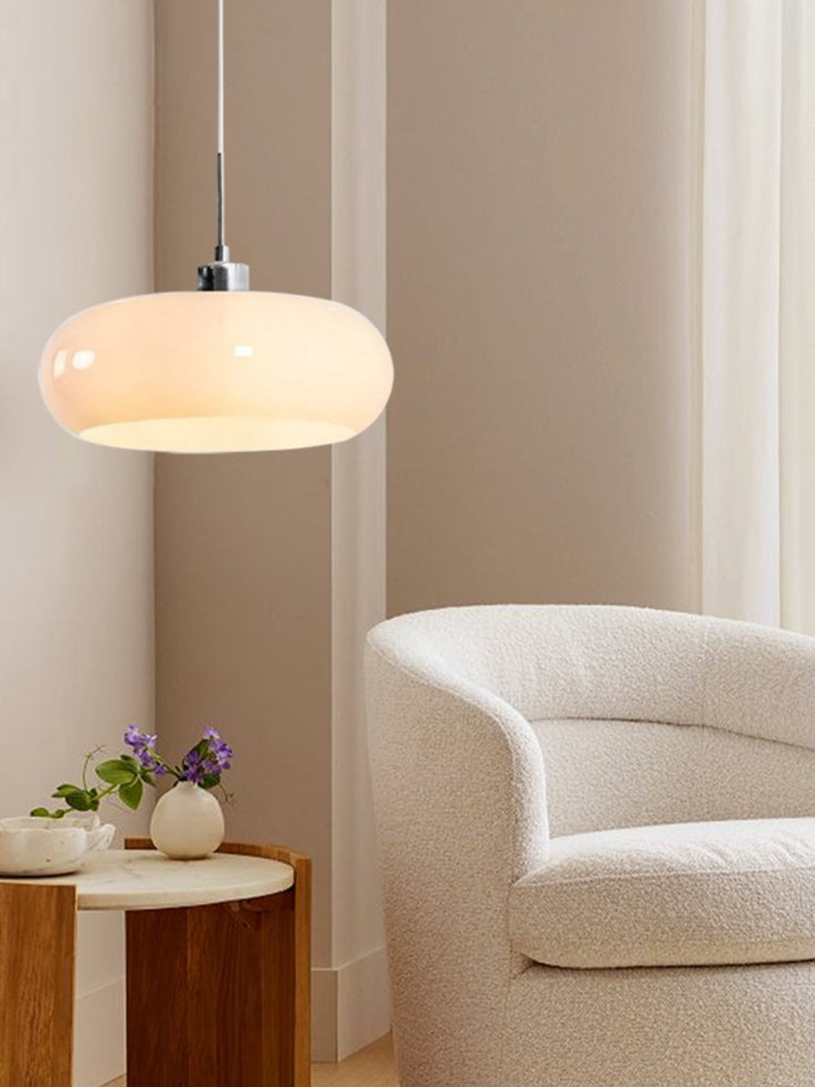 Bauhaus Glazen Hanglamp Metaal 11cm Nordic Design Eetkamer Keuken | Sansoti