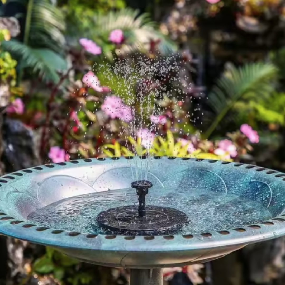 Solar-Powered Fountain Pump for Pond Birdbath and Garden with Automatic Operation | Sansoti