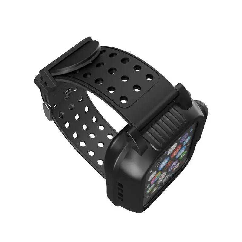 Protective Smartwatch Case with Sports Band for 44mm 42mm Models Silicone Bumper Watch Accessory | Sansoti