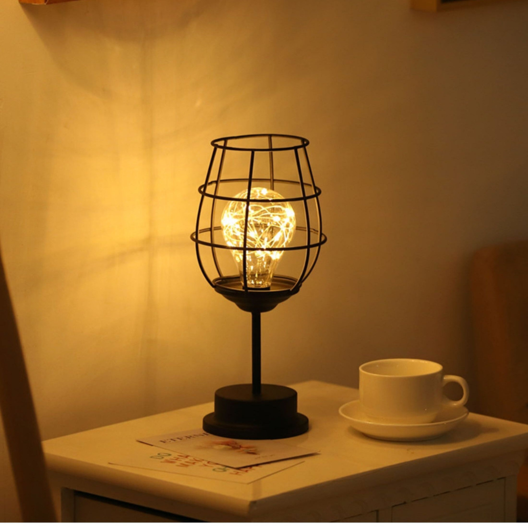 Lampe de table LED sans fil en acier – éclairage d’ambiance sans câble pour salon, chambre et table | Restfield
