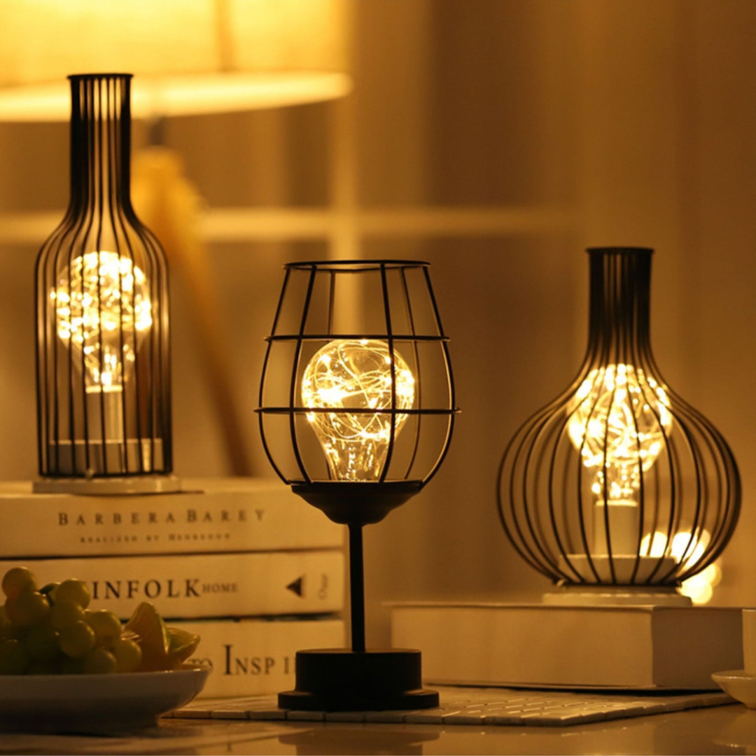 Lampe de table LED sans fil en acier – éclairage d’ambiance sans câble pour salon, chambre et table | Restfield