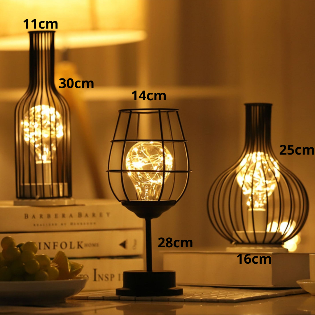 Lampe de table LED sans fil en acier – éclairage d’ambiance sans câble pour salon, chambre et table | Restfield