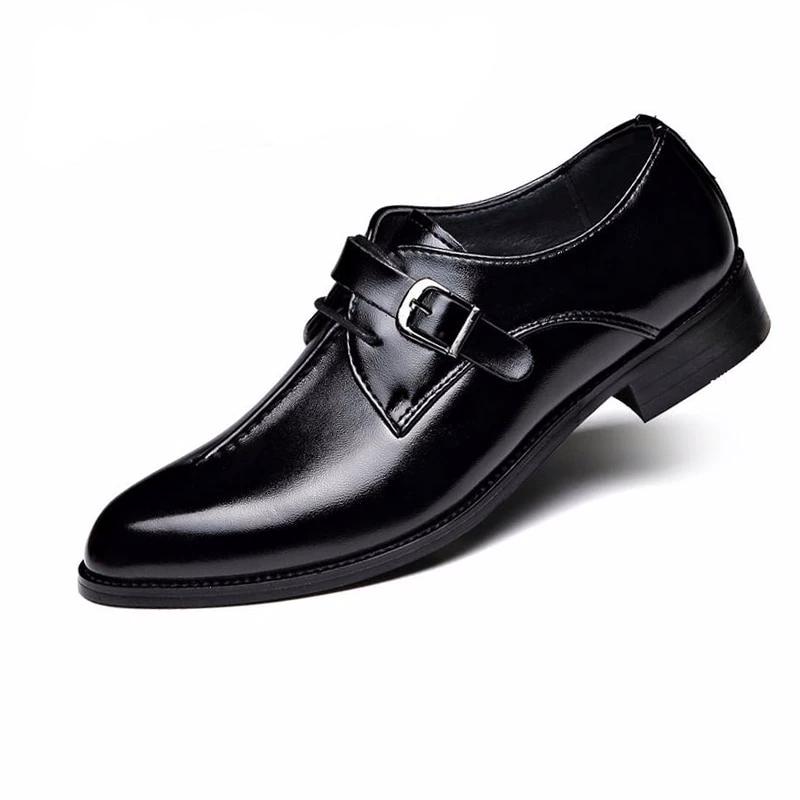 Oxford-Lederschuhe für Herren Schwarz Klassisch Formell Wasserabweisend Langlebiges Leder Geschäftlich Elegant Bequem | Sansoti