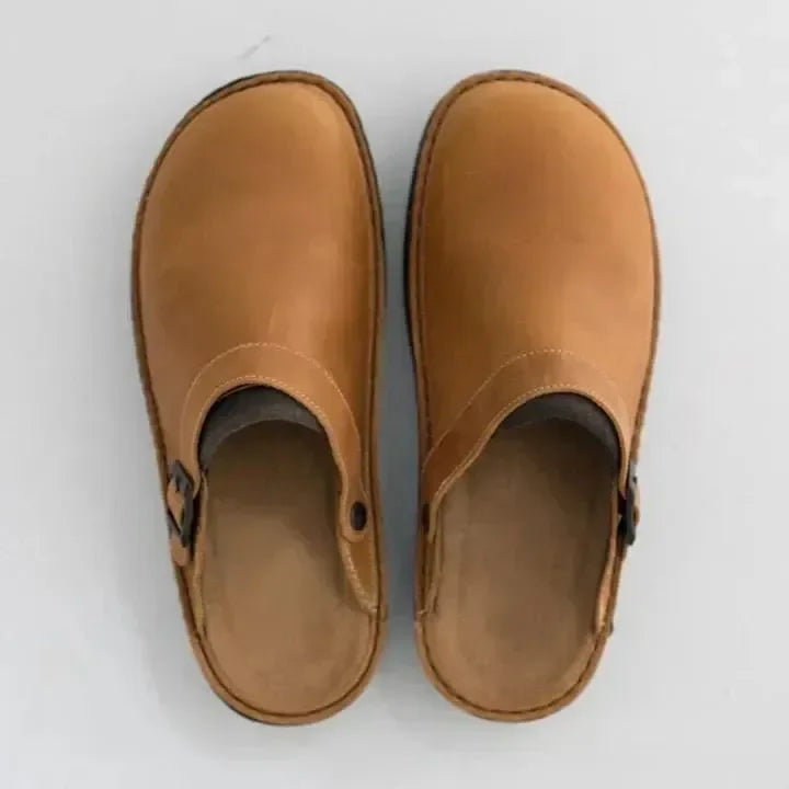 Comfortabele Houten Clogs voor Heren – Casual Schoeisel met Stevige Zool | Sansoti