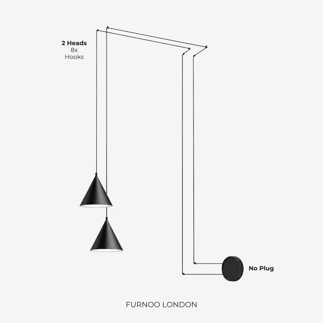 Stella hanglamp – aluminium geometrisch design met verstelbare kabellengte en LED-verlichting | Sansoti