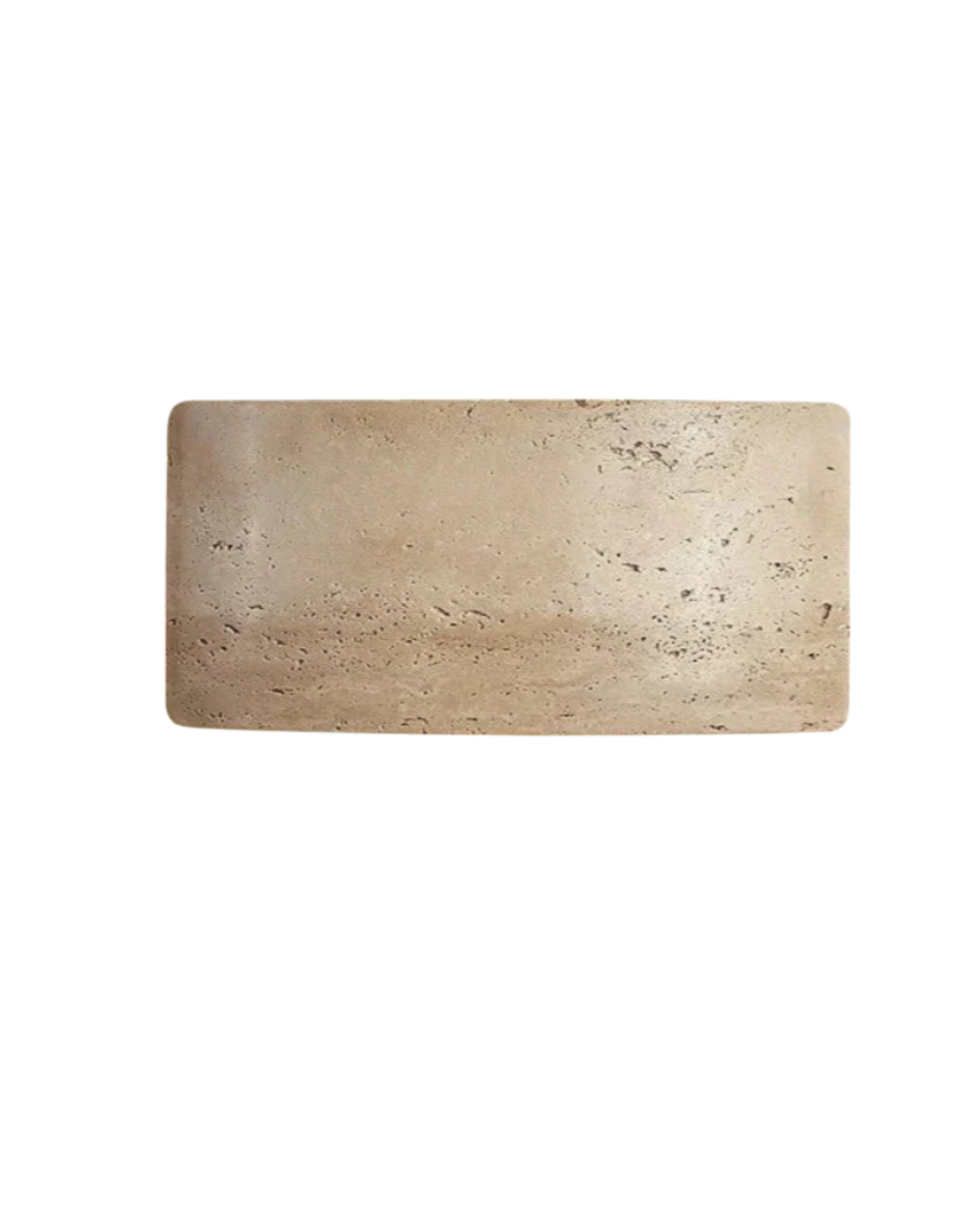Travertin Wandlamp Modern Design met Warm LED-Licht voor Binnen en Buiten 12x25cm Waterdicht | Sansoti