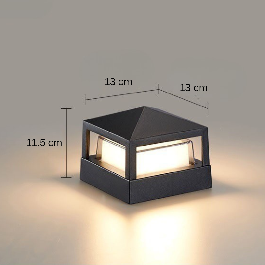 Lampe extérieure LED en aluminium résistante aux intempéries IP65, éclairage mural pour jardin et terrasse, design moderne industriel, éclairage extérieur | Sansoti