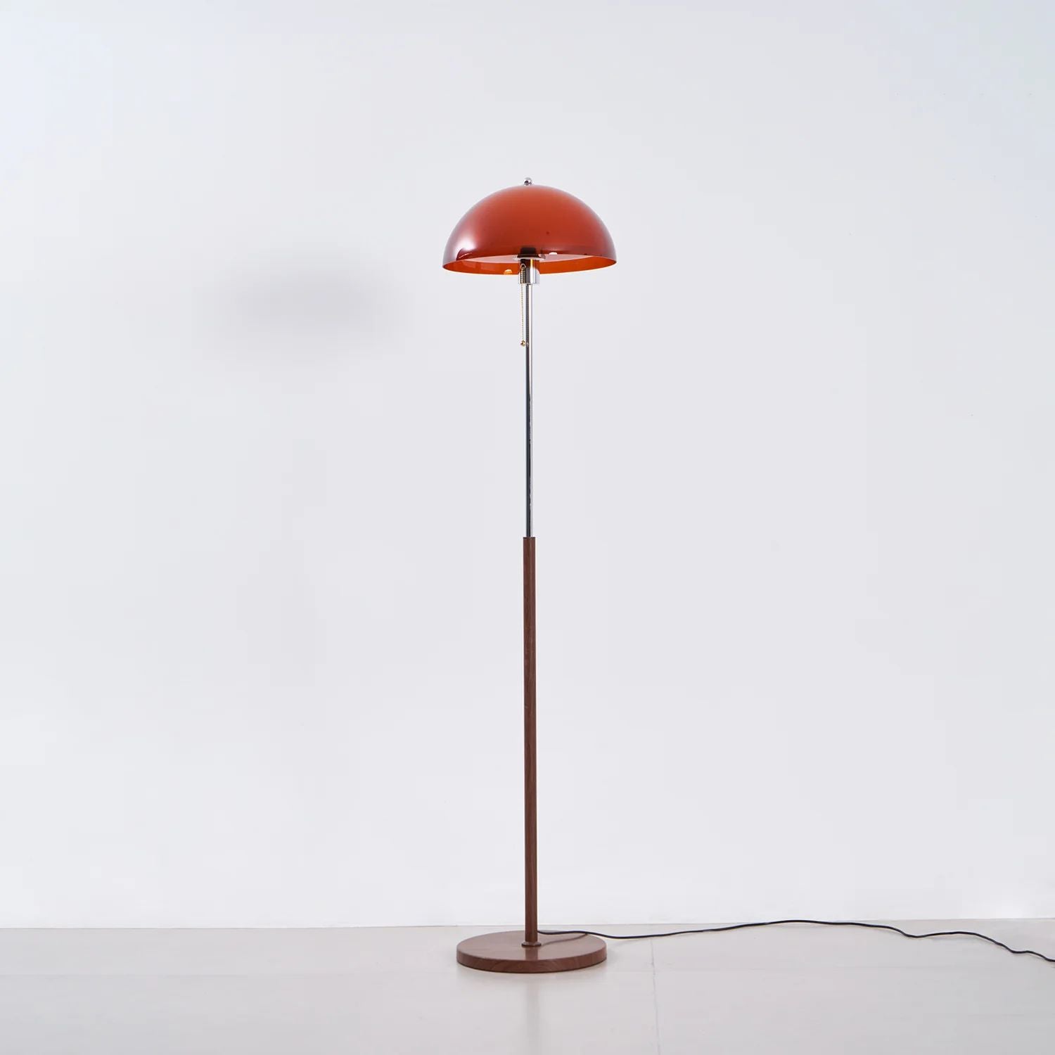 Tavino Stehleuchte Holz Metall Bernstein Wohnzimmer Leselampe Retro Design Stimmungslicht Moderne Stehlampe | Restfield