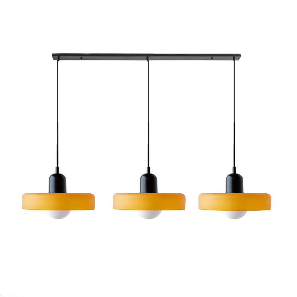 Luccon Triple Hanglamp Glas G9 Retro Kleuren Eettafel Woonkamer Design Verlichting Meerlamp | Sansoti