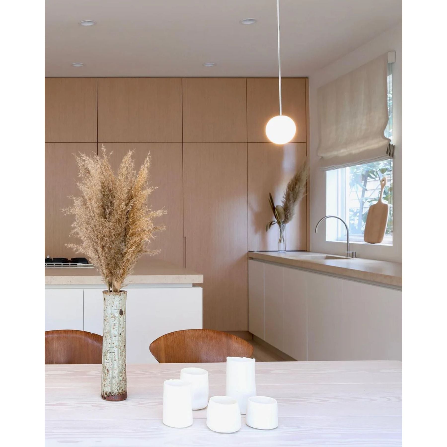 Hängelampe Messing Milchglas Decke Minimalistisch Modern Skandinavisch Flur Esstisch Nachttisch | Restfield
