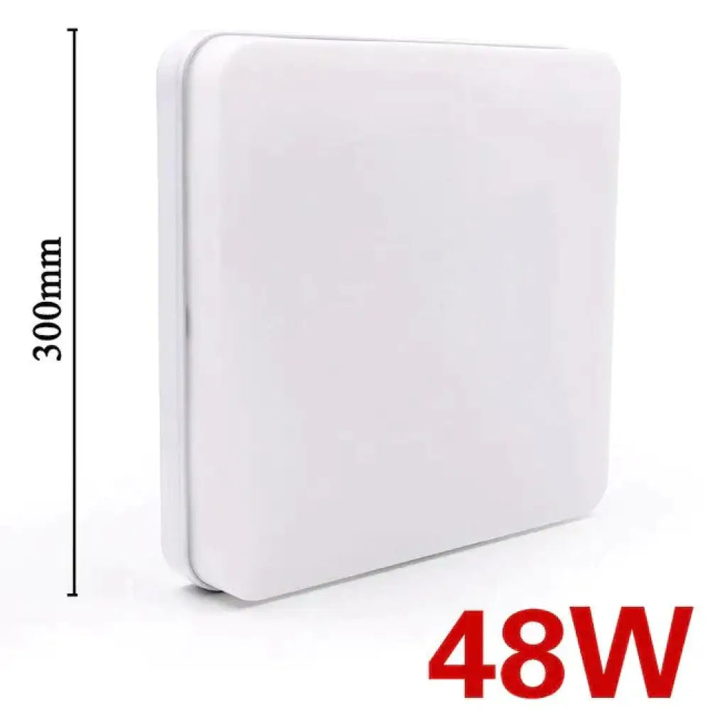 Quadratische LED-Panel-Deckenleuchte zur Aufbaumontage, 18 W, 24 W, 36 W, 48 W, warmweiß, kaltweiß, moderne Alltagsbeleuchtung | Sansoti