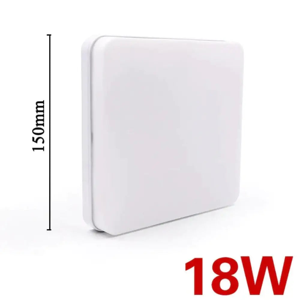 Quadratische LED-Panel-Deckenleuchte zur Aufbaumontage, 18 W, 24 W, 36 W, 48 W, warmweiß, kaltweiß, moderne Alltagsbeleuchtung | Sansoti