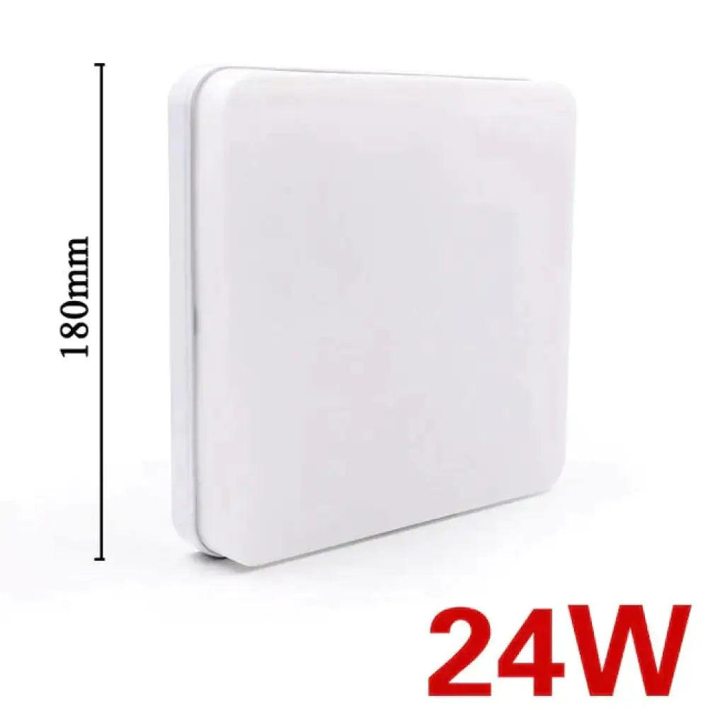 Quadratische LED-Panel-Deckenleuchte zur Aufbaumontage, 18 W, 24 W, 36 W, 48 W, warmweiß, kaltweiß, moderne Alltagsbeleuchtung | Sansoti