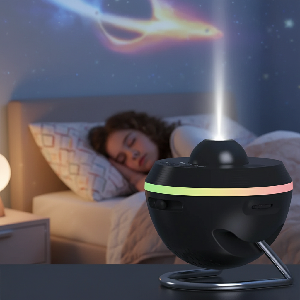 Sternenprojektor mit austauschbaren Scheiben Milchstraße Nebel Himmel Decke Sternenhimmel Schlafzimmer Stimmungsbeleuchtung | Sansoti