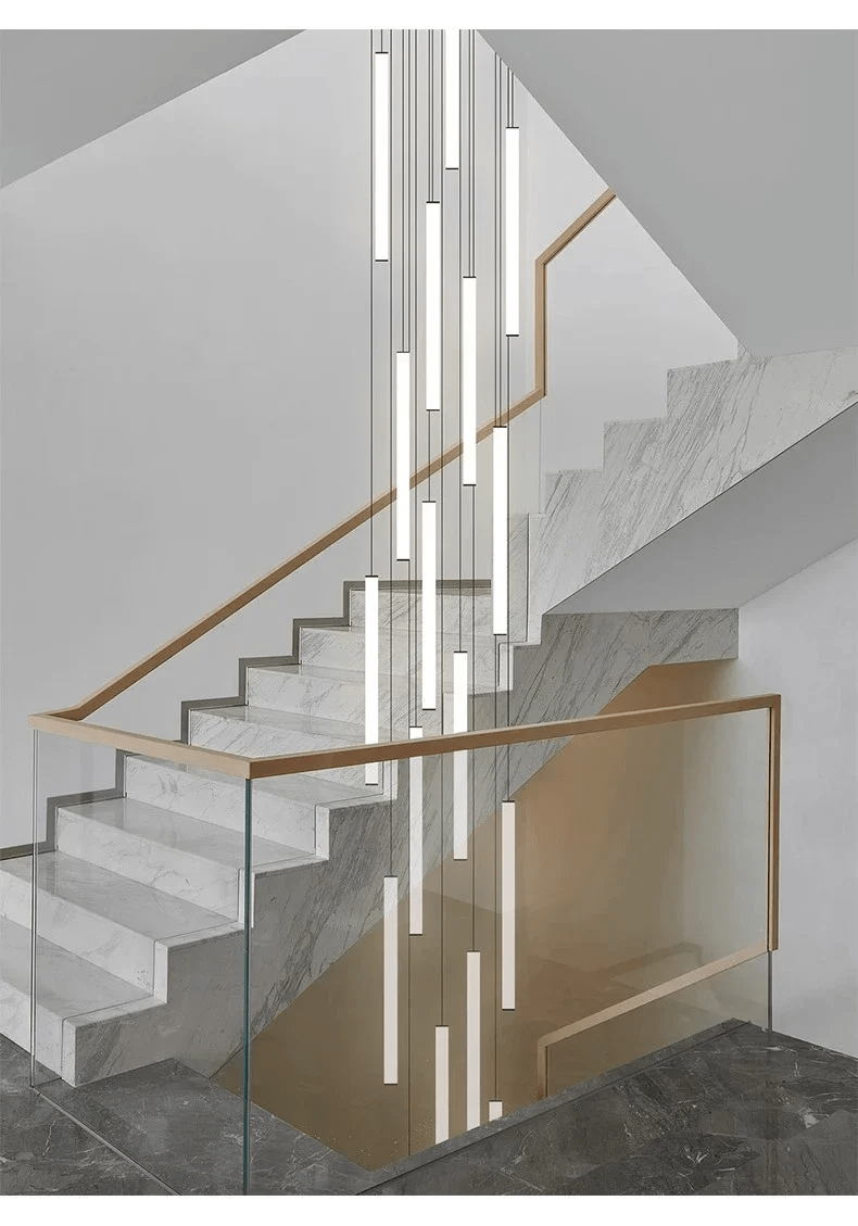 Trap Hanglamp Hoog Plafond Spiraal LED Meerdere Lichts Modern | Sansoti