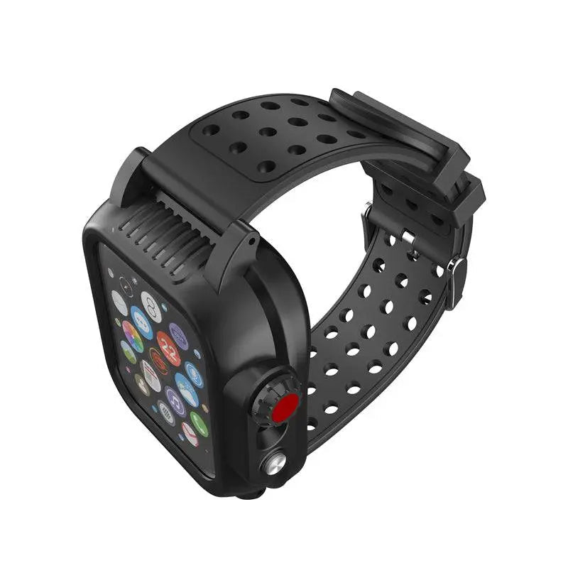 Protective Smartwatch Case with Sports Band for 44mm 42mm Models Silicone Bumper Watch Accessory | Sansoti