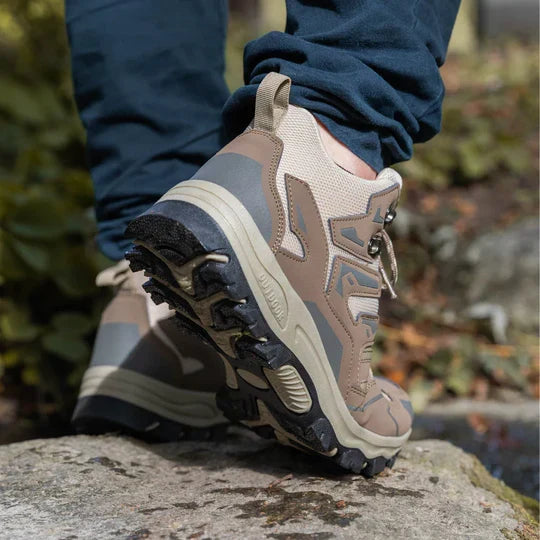 Wandellaarzen Uniseks Hoog Waterafstotend Demping Grip Leer Mesh Outdoor Hiking Enkelhoog Trekking Wandelschoenen | Sansoti