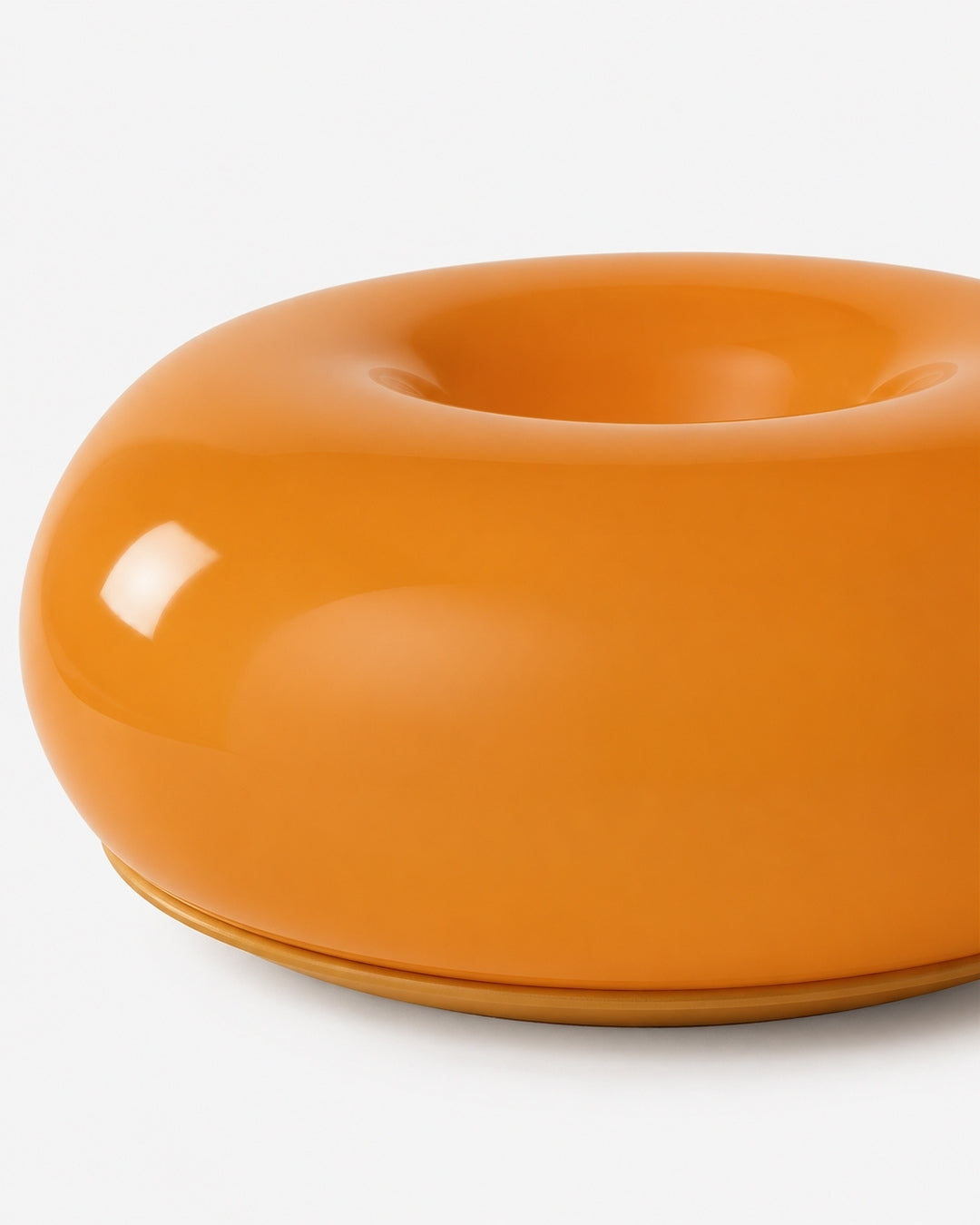 NARA Sculptural Donut Lamp met 3 Kleurtemperaturen – Dimbare Glazen Tafellamp Bauhaus Design Touch Control Wandmonteerbaar Ambient Lighting | Sansoti