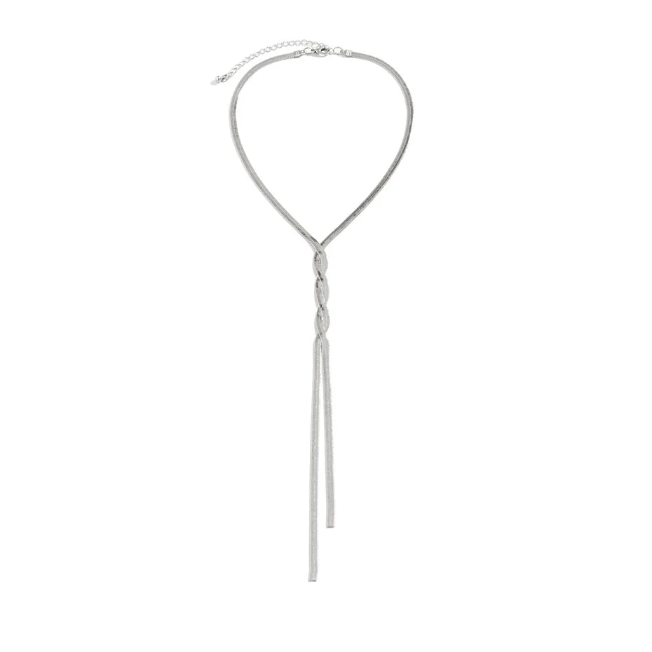 Verstelbare Slangenketting Halssieraad Goud Zilver Elegant Design | Sansoti