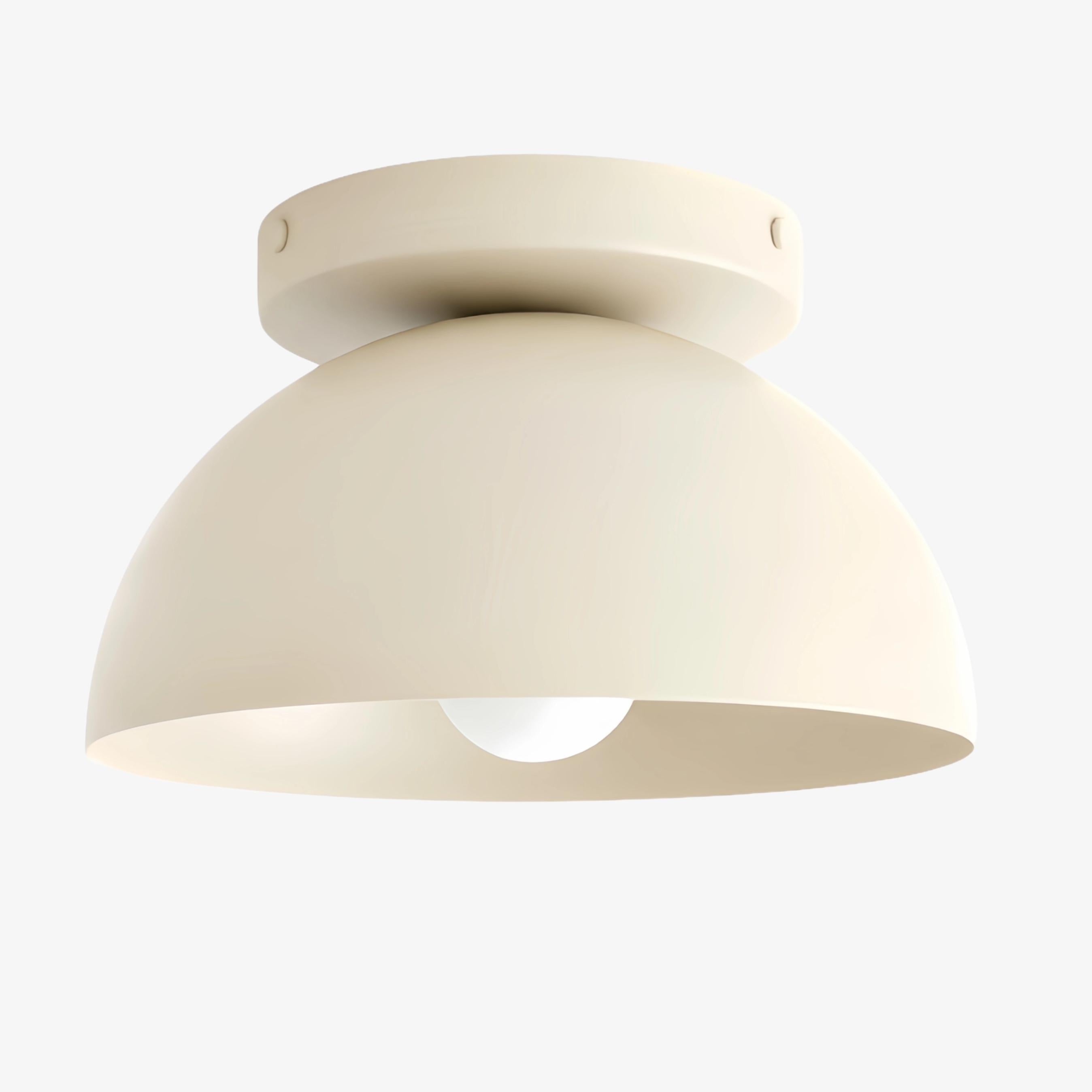 Minimalistische Plafondlamp Dome voor Compacte Ruimtes – Opbouwspot Beschikbaar in Meerdere Kleuren | Sansoti
