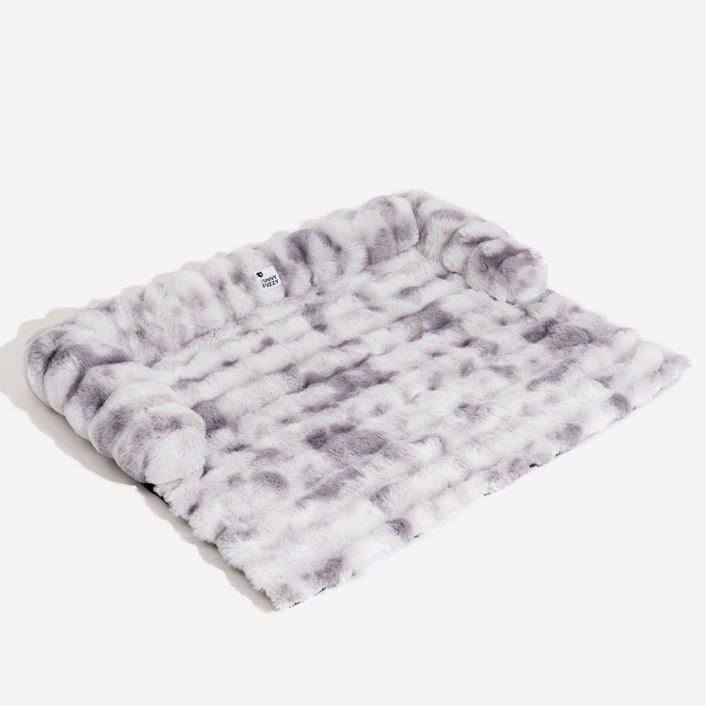 Pluche Hondenmand Sofa Beschermer Huisdiermat Antislip Bodem Wasbaar Comfort Rustplek – Grijs Koffie Tie-Dye | Sansoti