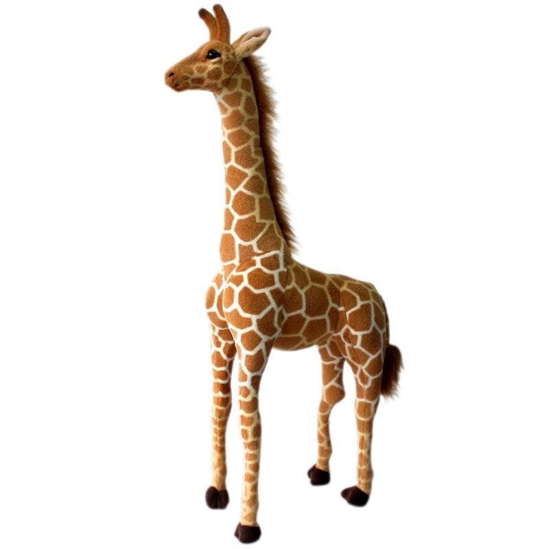 Giraffen-Kuscheltier XXL aus weichem Plüsch – Dekoration fürs Kinderzimmer, 80–140 cm, stehendes Tier, Geschenk für Kinder | Sansoti