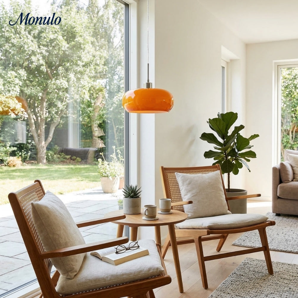 Bauhaus Glazen Hanglamp Metaal 11cm Nordic Design Eetkamer Keuken | Sansoti