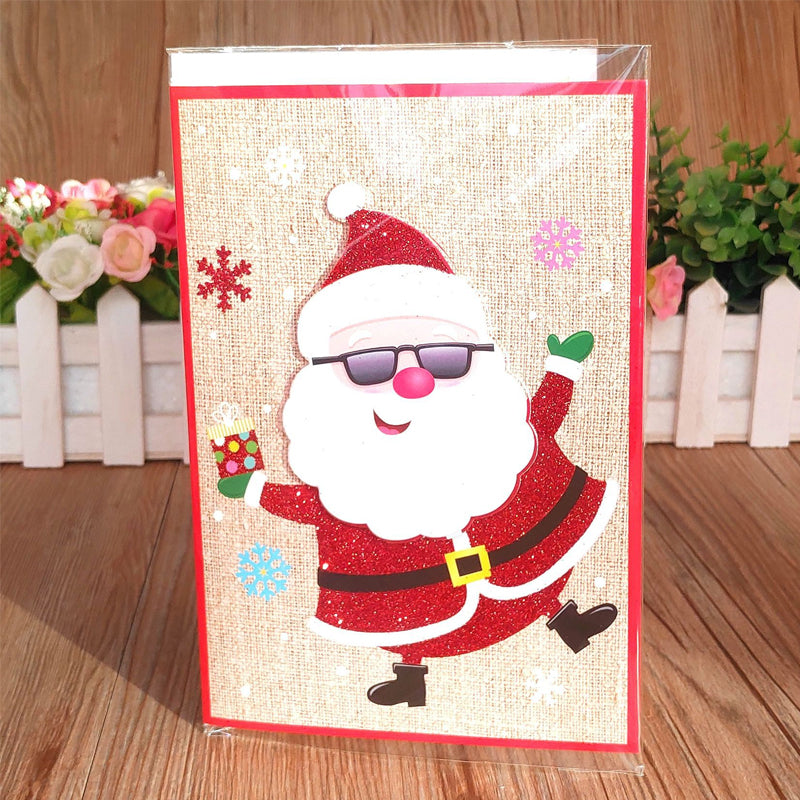 Set musikalischer Weihnachtskarten mit Klang und Lichtern für gemütliche Feiertage Originelle Geschenke Grußkarten | Sansoti