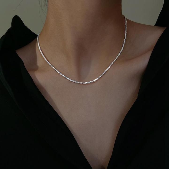 Sterrenlicht Ketting Set Zilver 925 Sterling 2 Lengtes Fijne Halskettingen | Sansoti