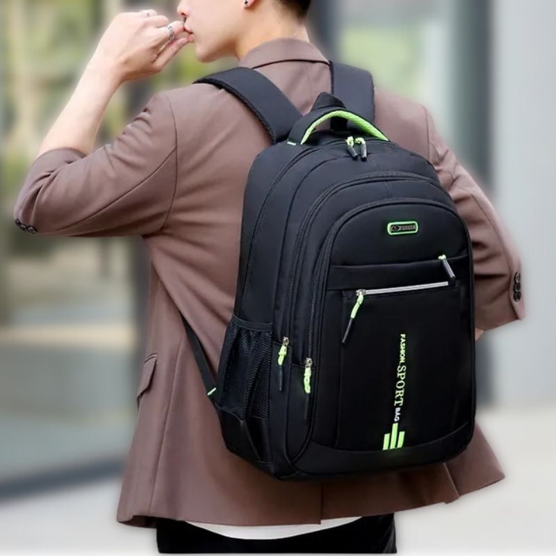 Waterdichte Rugzak 45x30x15cm Oxford Zwart Groen Blauw Oranje Rood Laptop Schooltas Business Reistas | Sansoti