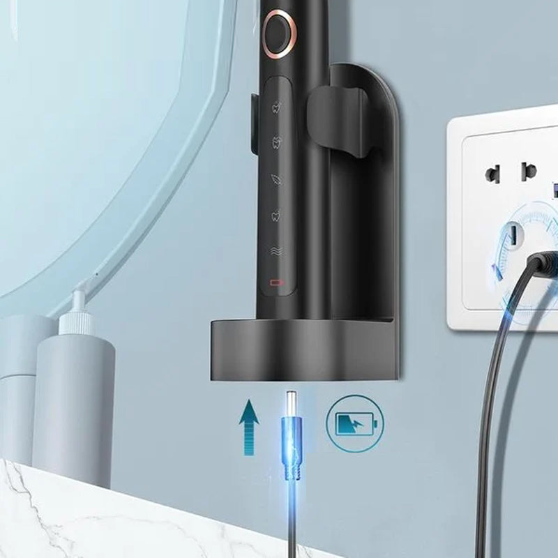 Elektrische Tandenborstel 40.000 Trillingen 6 Poetsmodi IPX7 Waterbestendig Timer Oplaadbaar Wit Zwart Roze | Sansoti