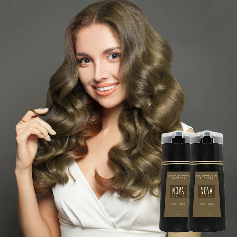 Kleurshampoo Haarkleurbehandeling met Natuurlijke Extracten Verzorgend Glanzend Haar voor Thuisgebruik | Sansoti