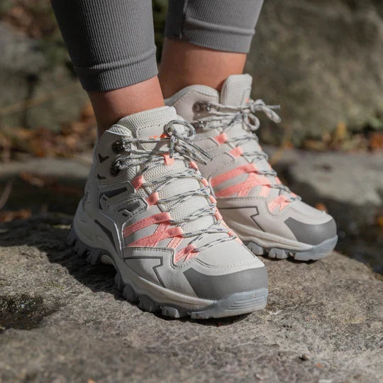 Wandellaarzen Uniseks Hoog Waterafstotend Demping Grip Leer Mesh Outdoor Hiking Enkelhoog Trekking Wandelschoenen | Sansoti
