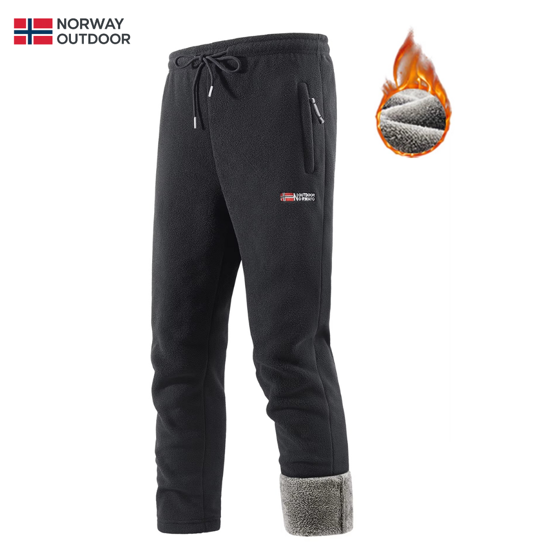 Thermische Sherpa Fleece Broek Heren Winterbroek Gevoerd Warme Vrijetijdsbroek Outdoor Wandelen Camping | Sansoti