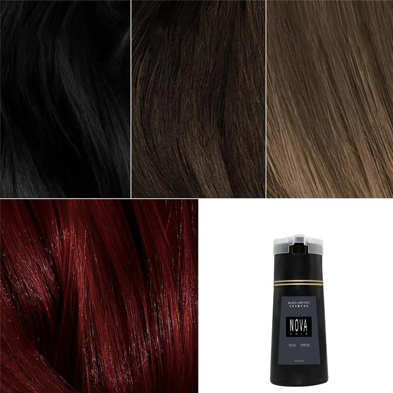 Kleurshampoo Haarkleurbehandeling met Natuurlijke Extracten Verzorgend Glanzend Haar voor Thuisgebruik | Sansoti