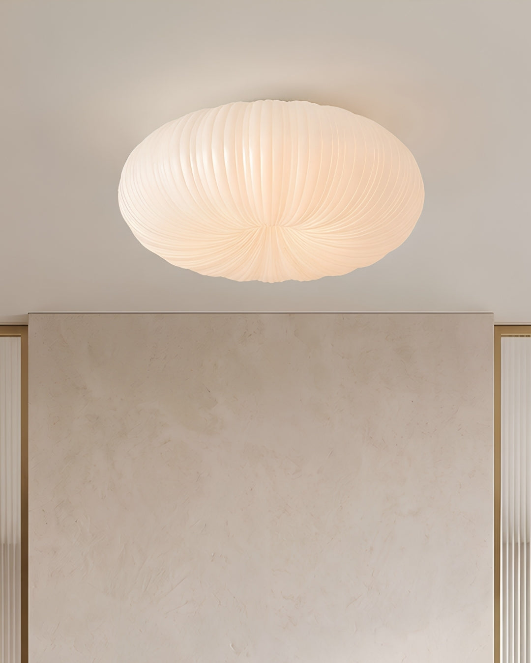 Plafondlamp Iris Scandinavisch Dimbaar Metaal & Acryl met Afstandsbediening voor Moderne Woonruimtes Slaapkamer Eetkamer Sfeerverlichting | Sansoti